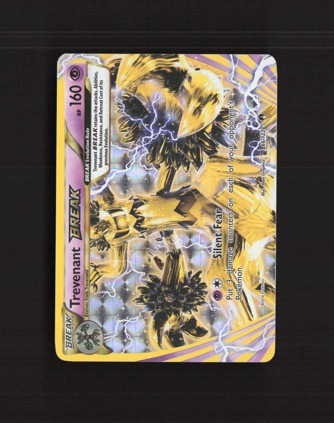 Trevenant BREAK 66/122 BREAKpoint Full Art Ultra Rare Holo Pokemon Card LP