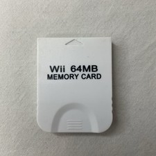 Generic White Memory Card 64MB for Wii