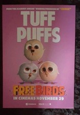 FREE BIRDS (2013) Mini Poster A4 Cinema Promo Owen Wilson Woody Harrelson
