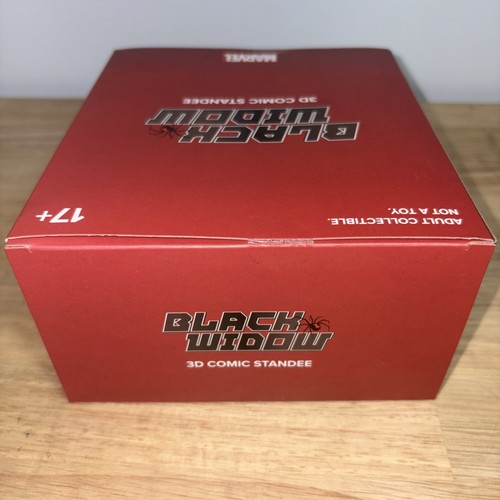 Figura de acción cómica 3D exclusiva de la Viuda Negra de Marvel Loot Crate Standee #1 nueva - Imagen 2 de 5