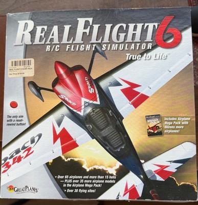 RealFlight G6 R/C Flight Simulator w/Elite Controller & Airplane Megapack 2 DVDs