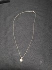 14K Gold Genuine Diamond And Pearl Necklace 16.5 Inch — photo 8