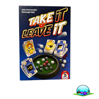 Take It or Leave It Gesellschaftsspiel Schmidt Spiele Würfelspiel - Unbespielt