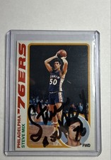 1978-79 Topps - Steve Mix #18 Autograph