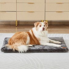 Dog Crate Pad - Dog Bed Large Sized Dogs with Removable Washable Cover and Wa...