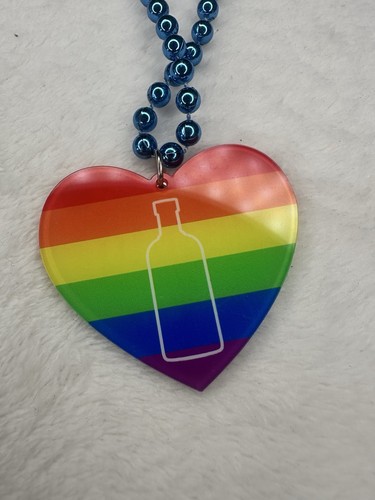 Rainbow Pride Halskette Anhänger Love Gay Queer 2 Stück LGBTQ - Bild 4 von 5
