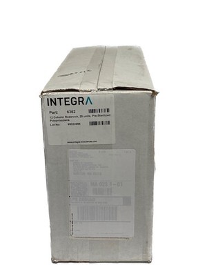 (25/Pk) INTEGRA 12-Column Sureflo Automation PP Reagent Reservoirs Sterile 6362