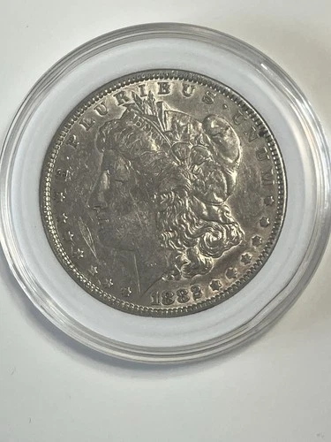 1882 Morgan Silver Dollar $1 Circulated Ungraded 0.900 Fine Silver Coin
