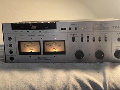 TEAC A-460 ステレオ カセットデッキ RARE VINTAGE TEAC A-460 STEREO CASSETTE DECK - NEW BELTS/PLAYS/NO