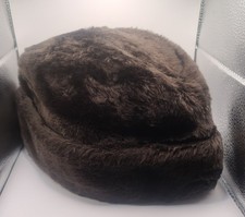 Vintage United Hatters union-made Faux Fur Hat - Large - unisex Great Clean Cond