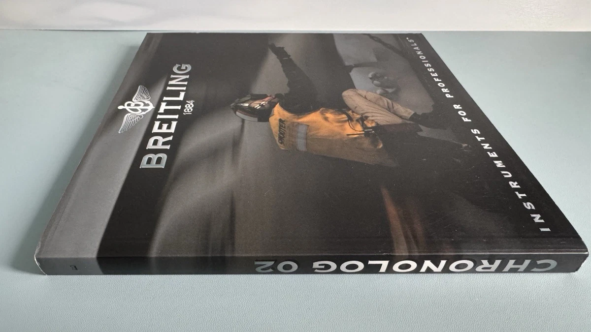 Catálogo Reloj Breitling Chronolog 02 2001/2002 Incluye Lista de Precios - Inglés