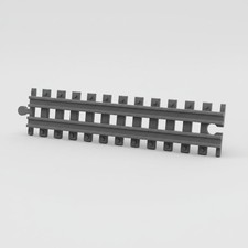 Model Railroad Track Straight 10 Inch - 3D Printed Train Track