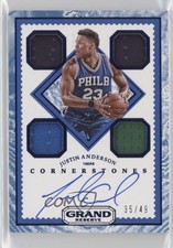 2016 Panini Grand Reserve Cornerstones Quartz 35/49 Justin Anderson #36 Auto 4k8