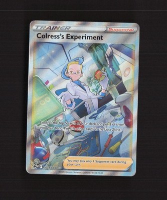 Colress's Experiment GG59/GG70 Crown Zenith Full Art Ultra Rare Pokemon Card NM
