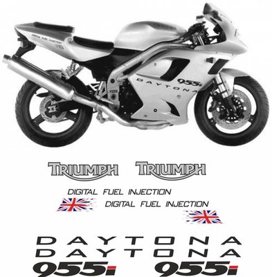 Kit pegatinas vinilos compatibles con 955i DAYTONA  2002 black