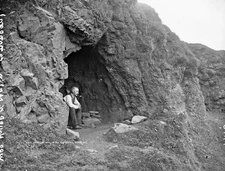 Wee House of Malin, Malin Head, Co. Donegal Ireland c1900 OLD PHOTO