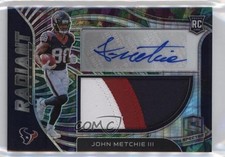 2022 Panini Spectra Celestial Prizm 69/75 John Metchie III Patch Auto 12ny
