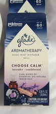 Glade Aromatherapy Lavender Sandlewood Scent Essential Oil Refills 2 packs