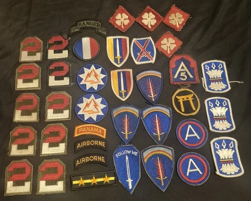 Lot of 37 Patches WW2 to Current U.S. Military Patches