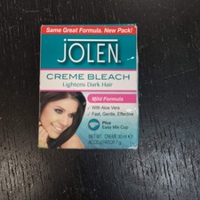 Jolen Creme Bleach Lightens Dark Hair Mild Formula