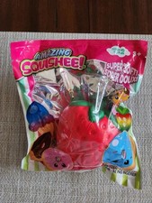 Amazing Squishee Grin Studios-Super Soft Strawberry- Series 2- 5 Inch Figure