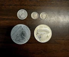 2oz+ Silver Coin Lot .999 Star Trek 2016 + 90% Barber Quarter Dimes
