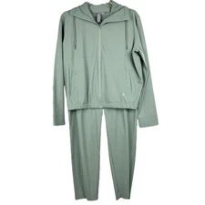Sweaty Betty Explorer SET Jacket & Pants Athletic Athleisure Sporty Green Size S