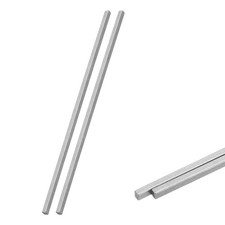 2Pcs 3/16"x3/16"x8" 45 Cold-Drawn Square Steel Key Stock Rod
