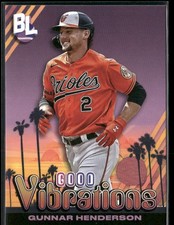 Gunnar Henderson 2024 Topps Big League Good Vibrations #GV-5 Baltimore Orioles