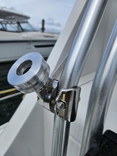 Marine-Grade Adjustable Rail Mount for Starlink Mini Antenna - Flat Dish Base...