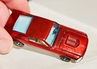 Vintage Hot wheels REDLINE 1968 HK CUSTOM MUSTANG Red White Interior