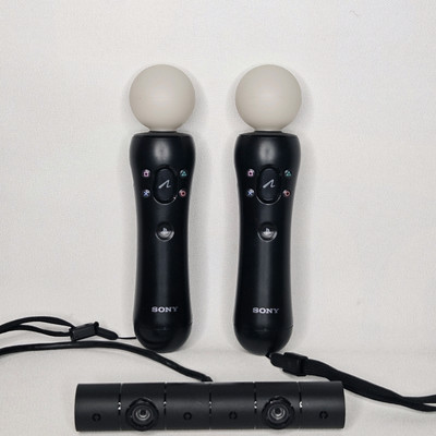 Sony PlayStation 2 Motion Controllers CECH-ZCM1U Camera CUH-ZEY2 Bundle PSVR  Ca