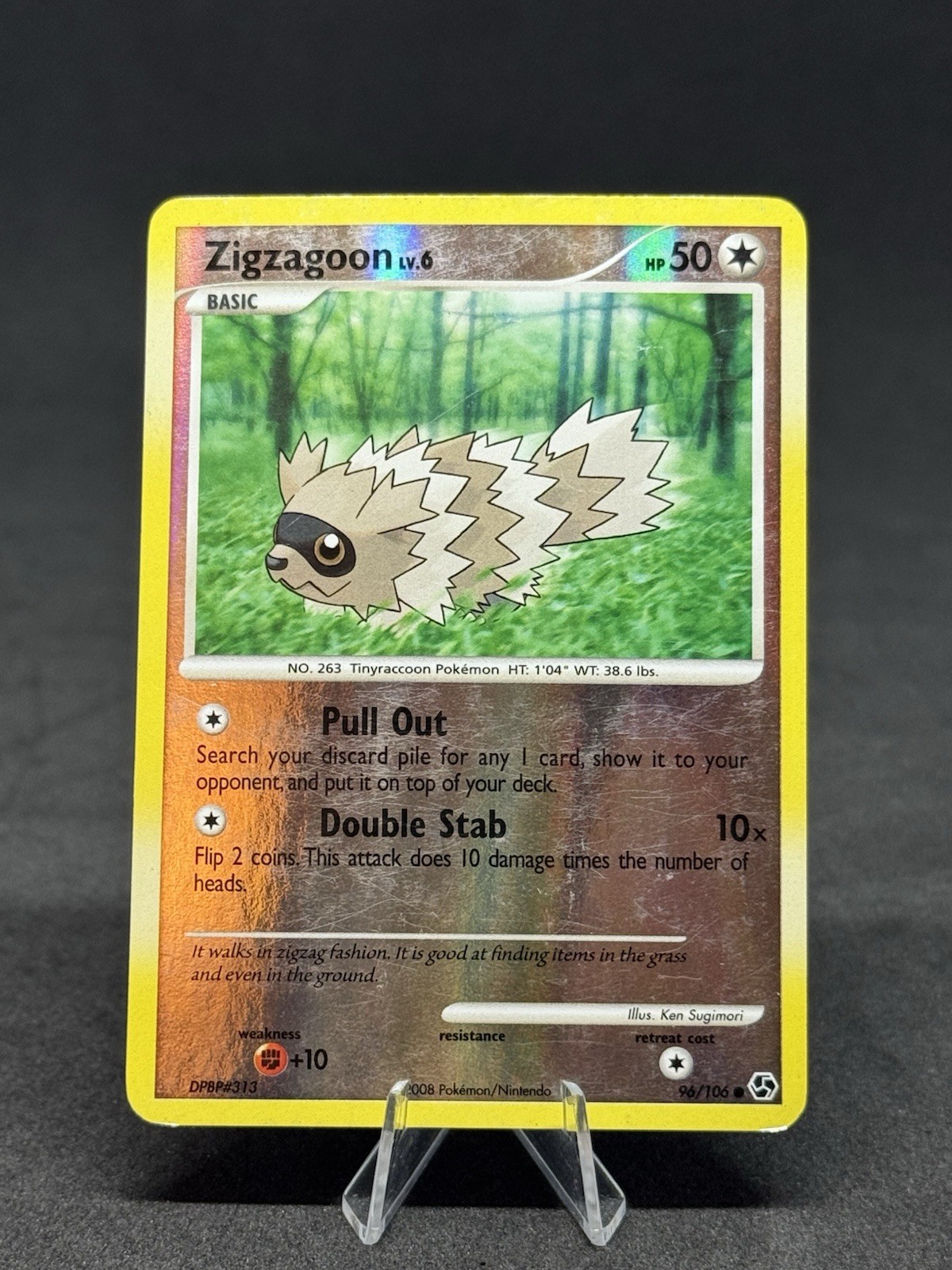Pokémon Zigzagoon 96/106 Great Encounters Reverse Holo