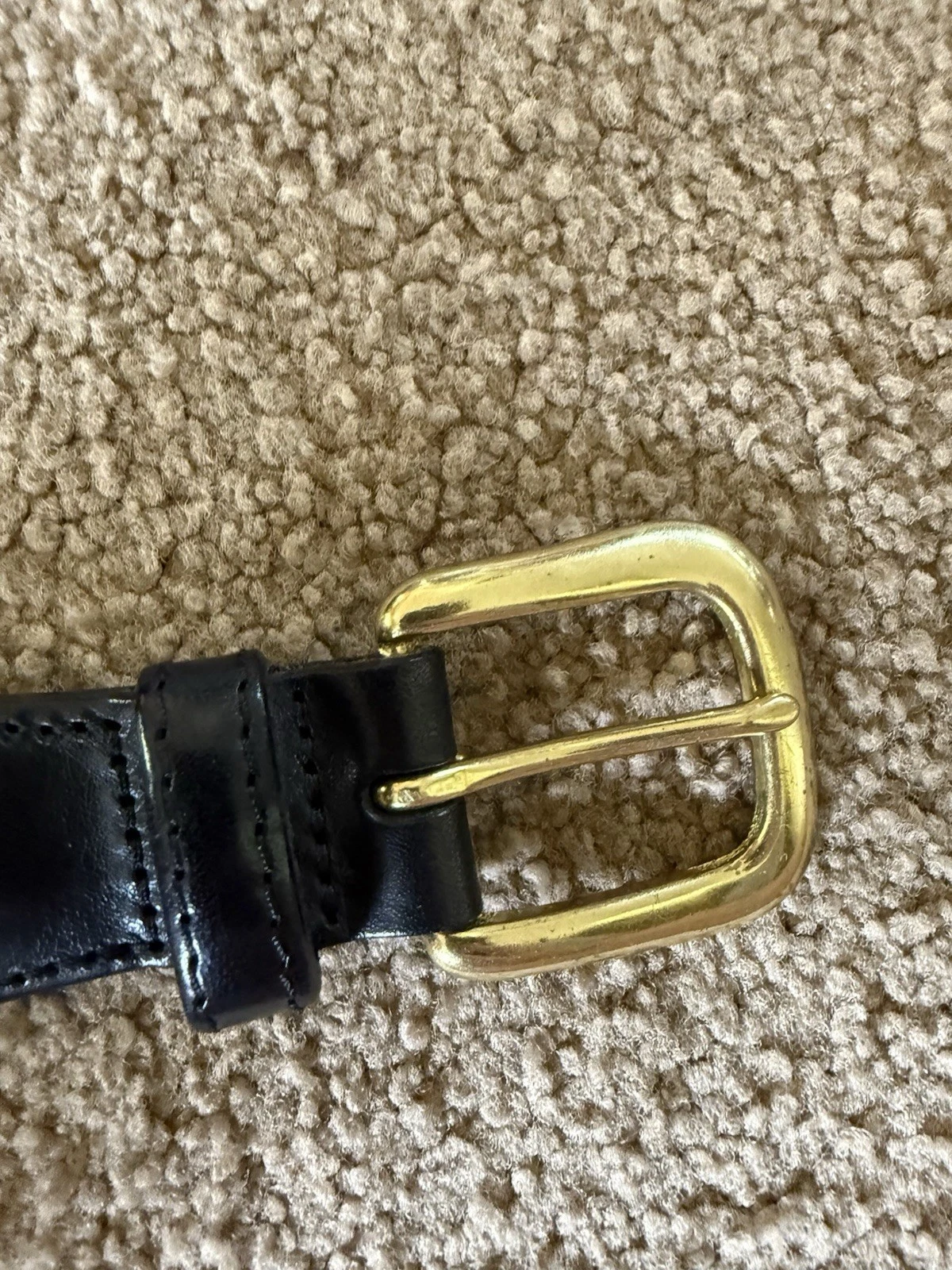 Cintura vintage Coach #5752 32” 80 cm larghezza punto frusta in pelle nera vedi foto!