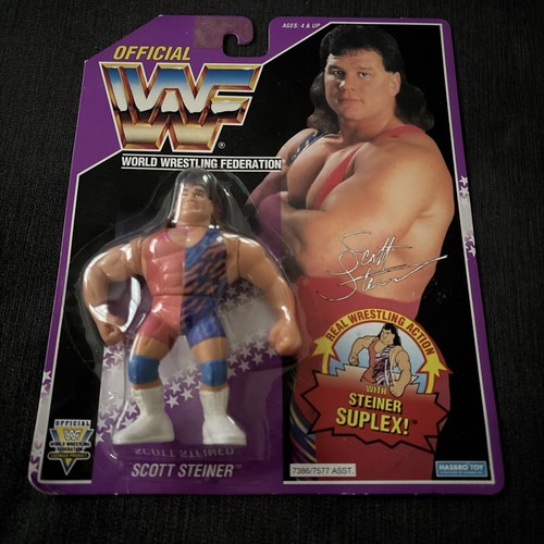 WWF wwe Vintage Wrestler Purple Card SCOTT STEINER...