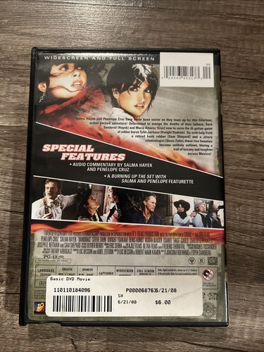 Bandidas (DVD 2006) Salma Hayek Penelope Cruz Blockbuster Case - Foto 2 di 4