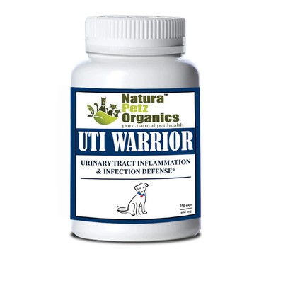 UTI Support for Dogs   Organic Pet Systems Warrior Max 650mg Capsules