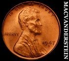 1947-S Lincoln Wheat Cent - Choice Gem Brilliant Unc  No Reserve  #i6954