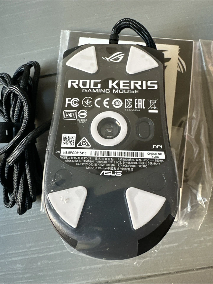 ASUS ROG Keris Wired Gaming Mouse P509 *NEW* - Image 4 of 4