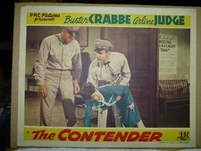 THE CONTENDER, orig 1944 LC (Buster Crabbe picks up Arlene Judge)