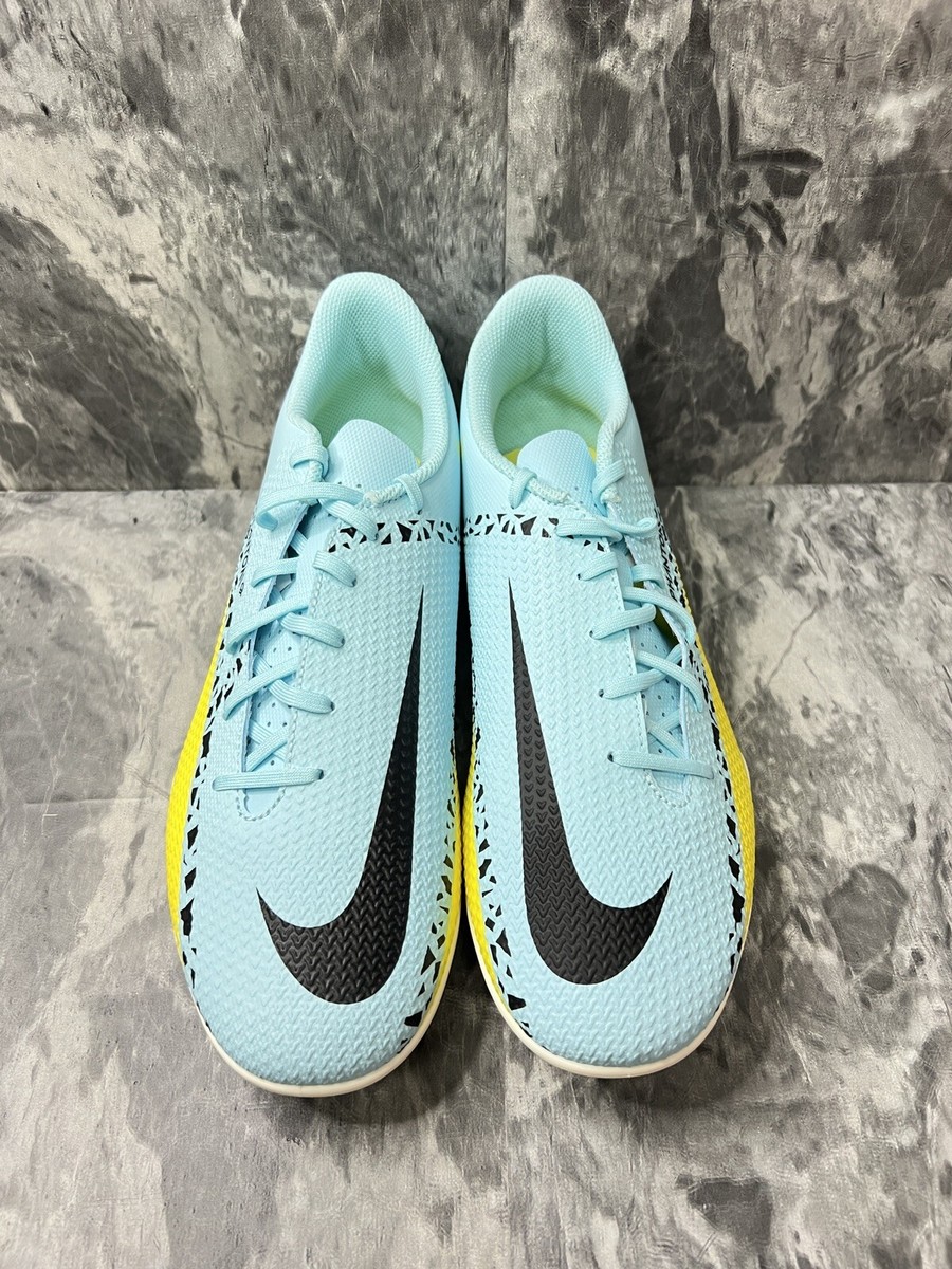 Nike Phantom GT2 Club FG/MG Soccer Cleats Blue Sz 10.5 DA5640-407 Nike Phantom GT2 Club MG Glacier Ice Blue Yellow Strike  main image 3