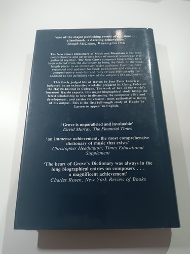 The New Grove Haydn Jen Larsen Georg Feder Music Composer Hardcover Book - Picture 2 of 9