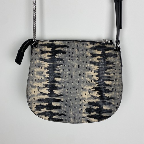 All Saints Ely Leather Snake Skin Shoulder Bag - Picture 6 of 12