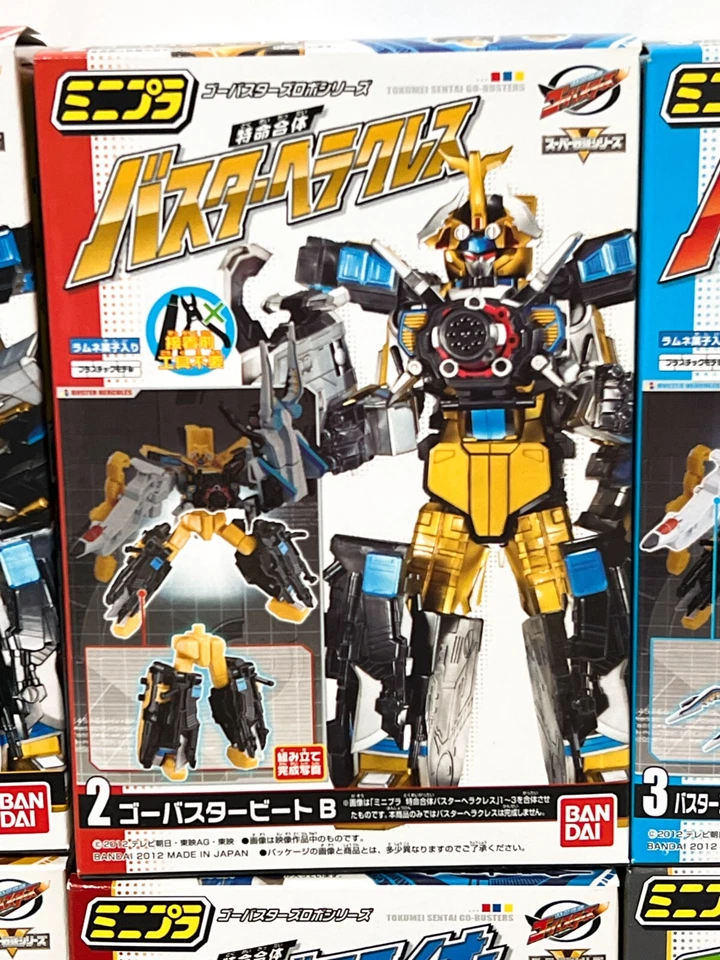 Juego Beast Morphers Go-Busters Mini Pla Buster Hércules & Tategami Rai-Oh & FS-0O Foto 3 de 4