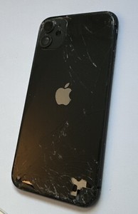 Original Apple iPhone 11 Gehäuse Rahmen Glasbruch Für Refurbisch Schwarz