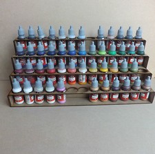 Soporte de pintura 52 botellero almacenamiento warpaint Vallejo wargames juegos de mesa