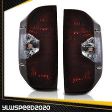 Fit For 2014-2021 Toyota Tundra 1Pair Smoked Lens Tail Light Brake Lamps LH RH