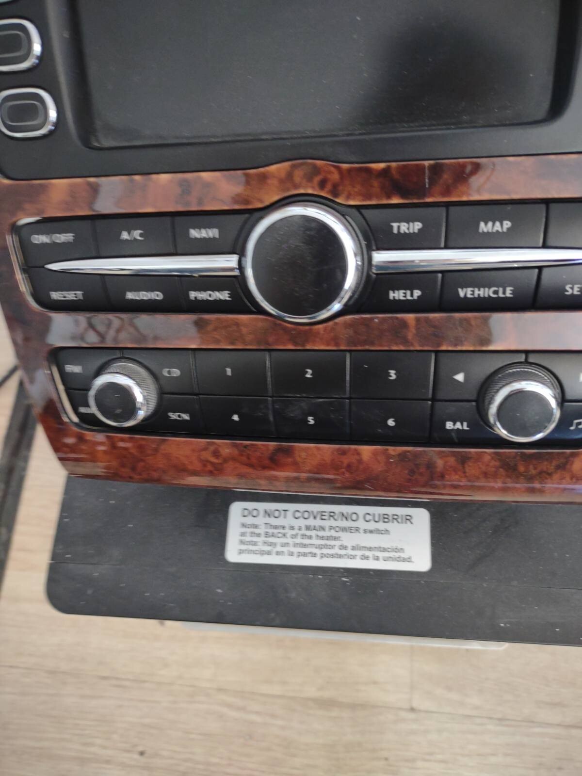 03-07 Bentley Continental Flying Spur GT Command Head Unit Navigation Radio OEM