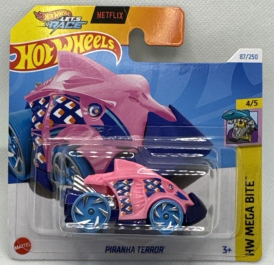 Hot Wheels Piranha Terror HW Mega Bite Nummer 87 Neu und ungeöffnet