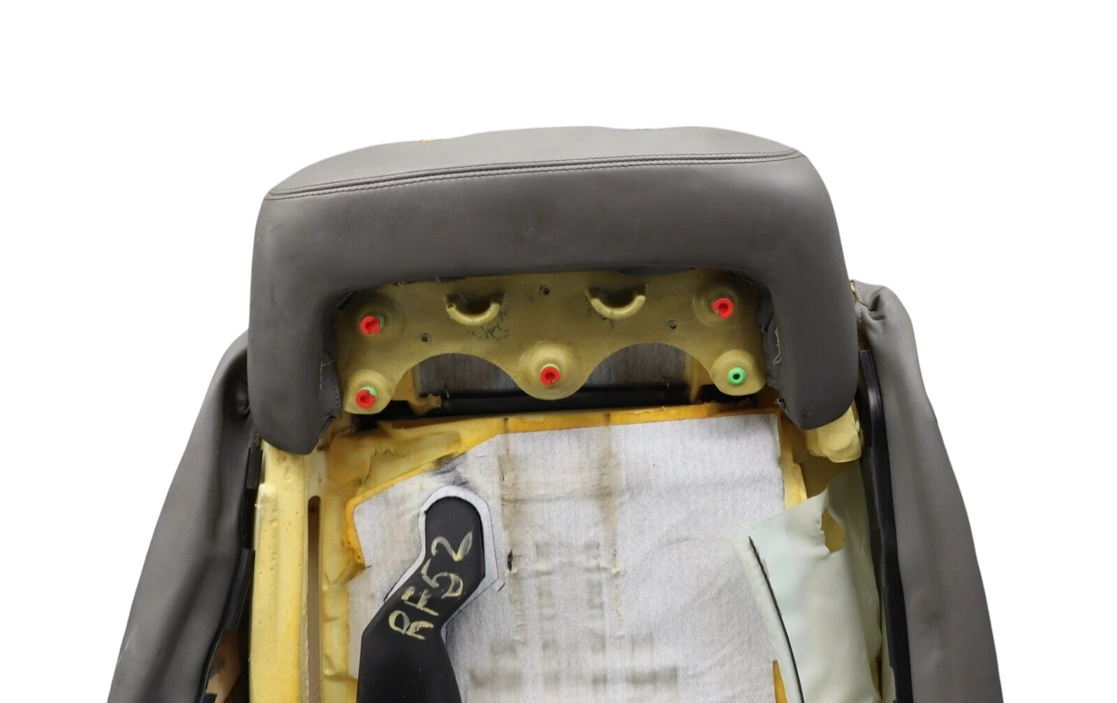 06-12 Bentley Continental Front Right Side Seat Upper Back Cover Cushion Oem
